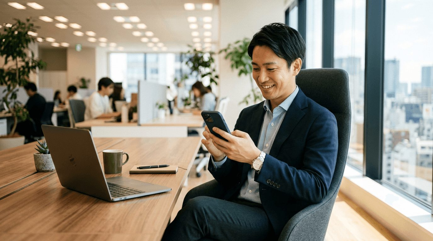 日常のチャット相談のイメージ