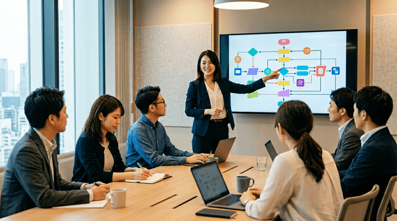 社内ガイドライン策定・浸透のイメージ